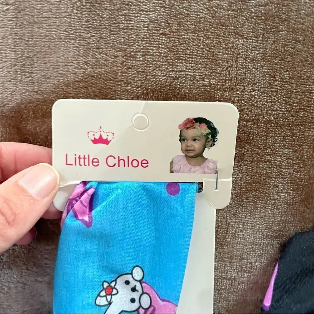 Little Girls Headband Set Kitty Rabbit Bows Cute Kawaii